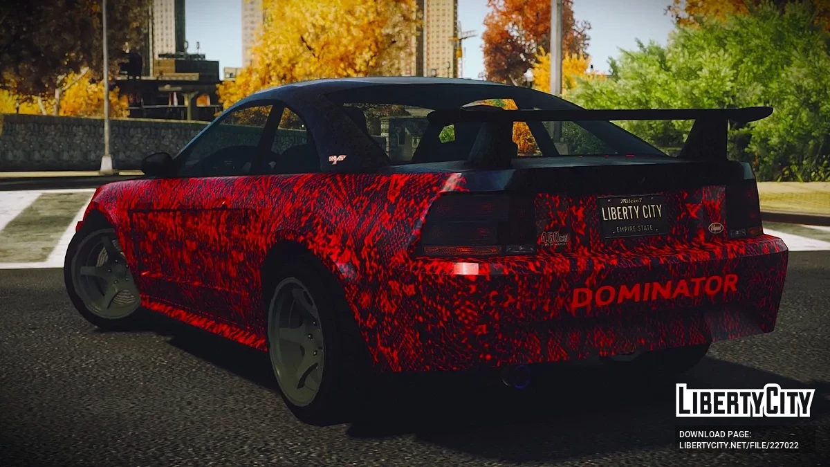 Vapid Dominator ASP [Addon / Volante Móvil / 15 Liveries / LQ] / GTA 4