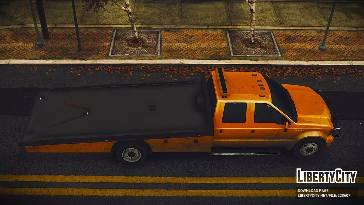 Vapid Sadler LSPD Ramp Truck [Addon / Volante Móvel / 2 Liveries / LQ] / GTA 4