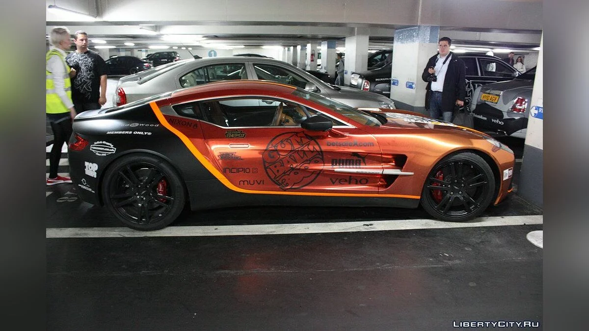 2010 Aston Martin One-77 Gumball 3000 Розфарбування / GTA 4