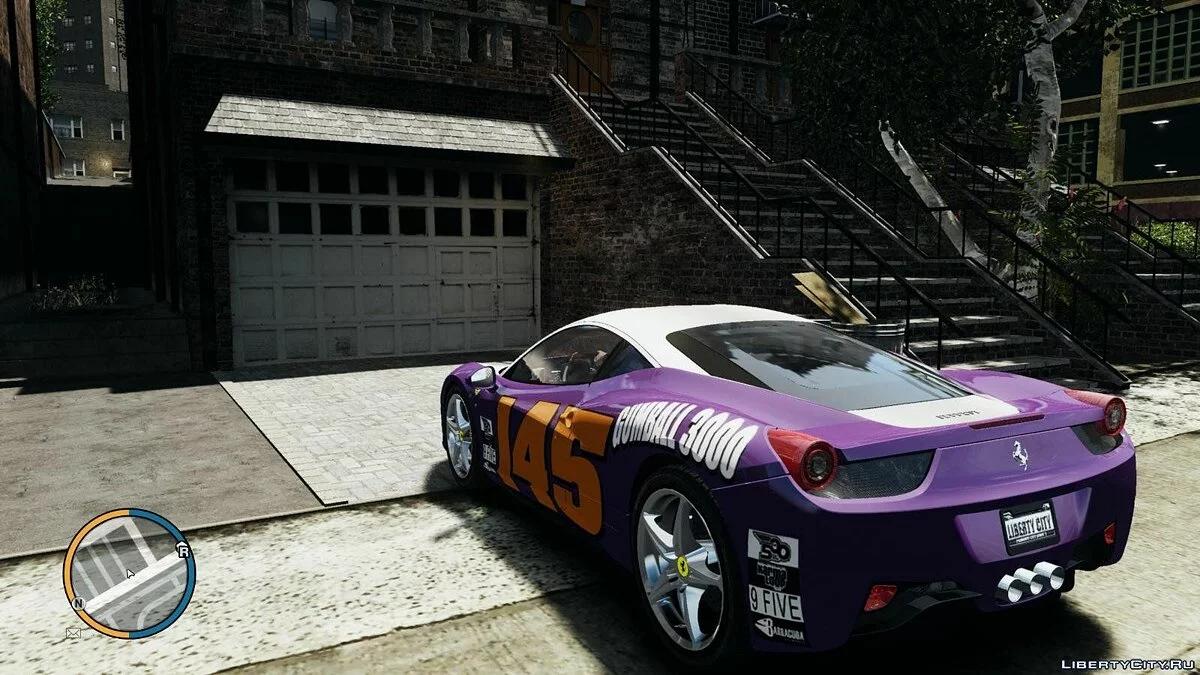 2010 Ferrari 458 Gumball 3000 Skin / GTA 4