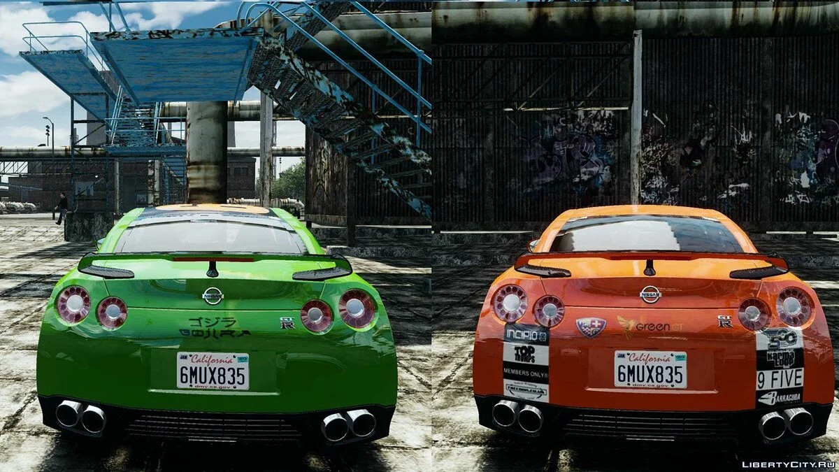 2012 Nissan GT-R Édition Noire Gumball 3000 Peinture / GTA 4