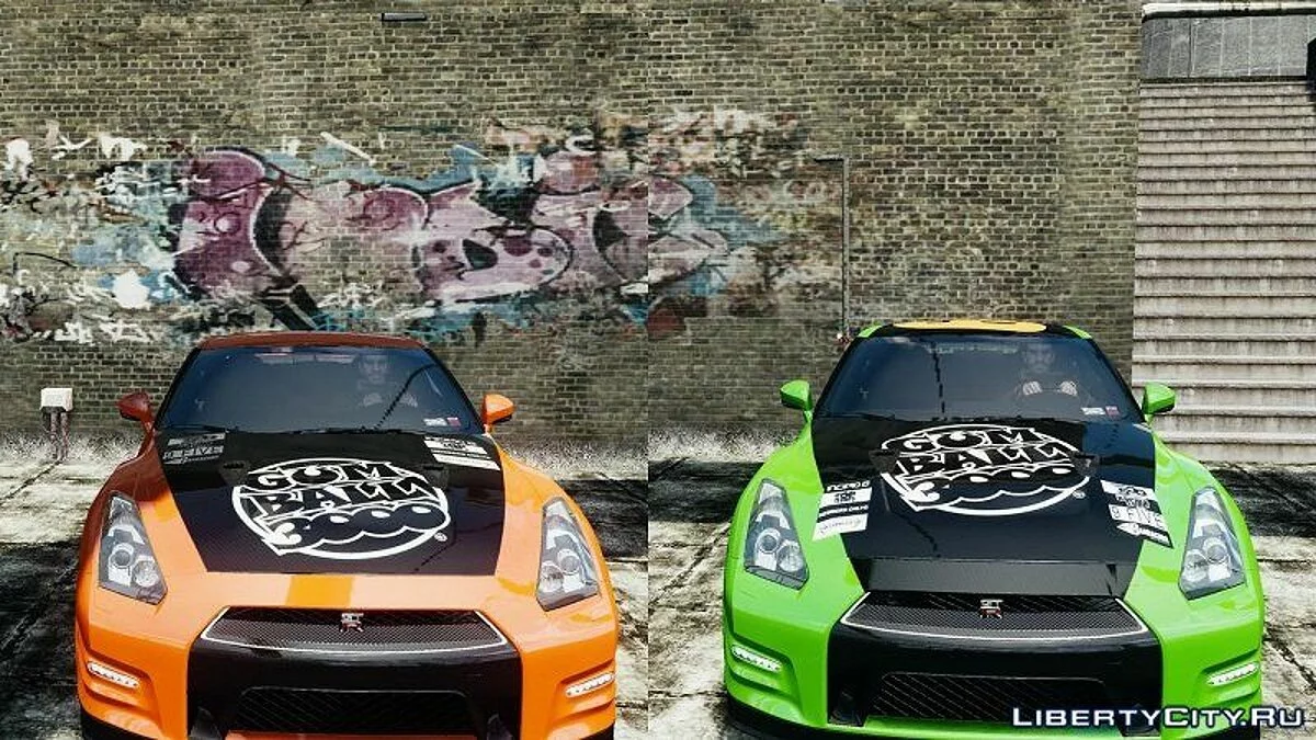 2012 Nissan GT-R Édition Noire Gumball 3000 Peinture / GTA 4