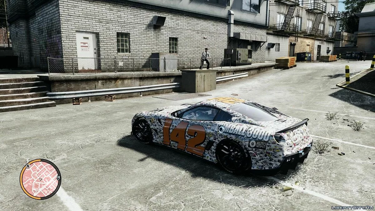 2010 Ferrari 599xx gumball 3000 142 фарбування / GTA 4