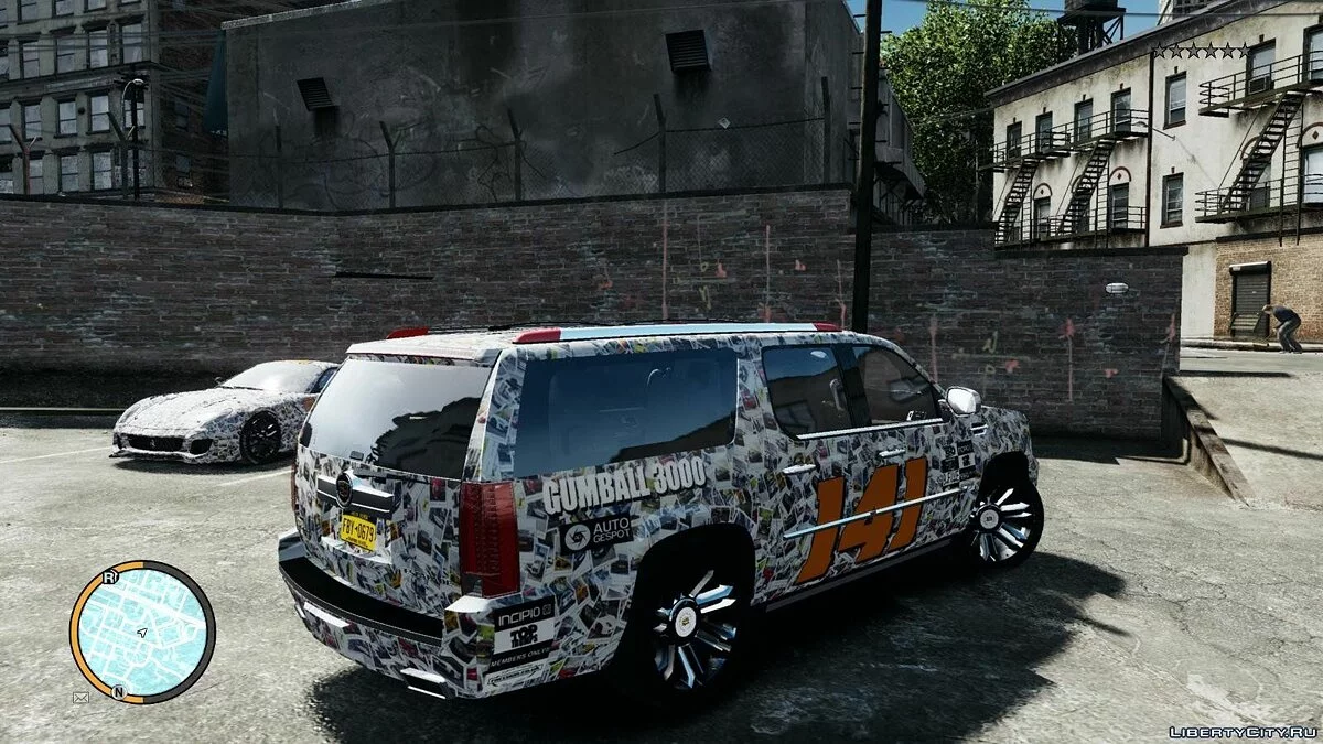 2012 Cadillac Escalade ESV Gumball 3000 Skin / GTA 4