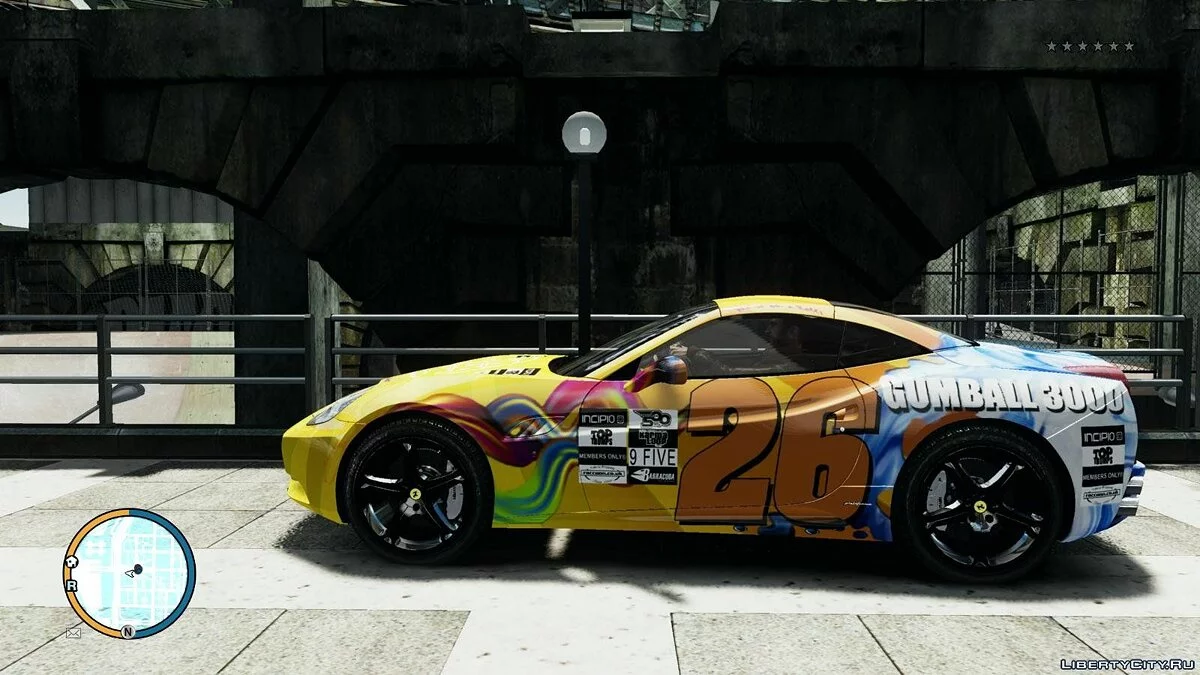 Три розфарбування Gumball 3000 (Lamborghini + Ferrari) / GTA 4