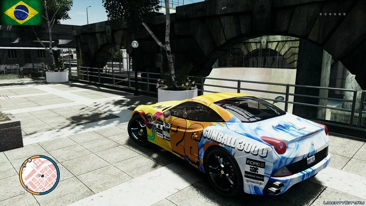Три розфарбування Gumball 3000 (Lamborghini + Ferrari) / GTA 4