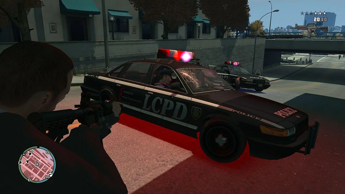 Neue Farben auf Polizeiautos / GTA 4