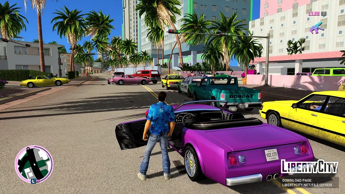 Барвисті автомобілі для Vice City Nextgen Edition / GTA 4