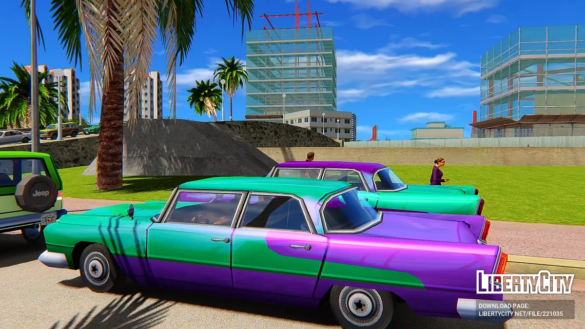 Барвисті автомобілі для Vice City Nextgen Edition / GTA 4