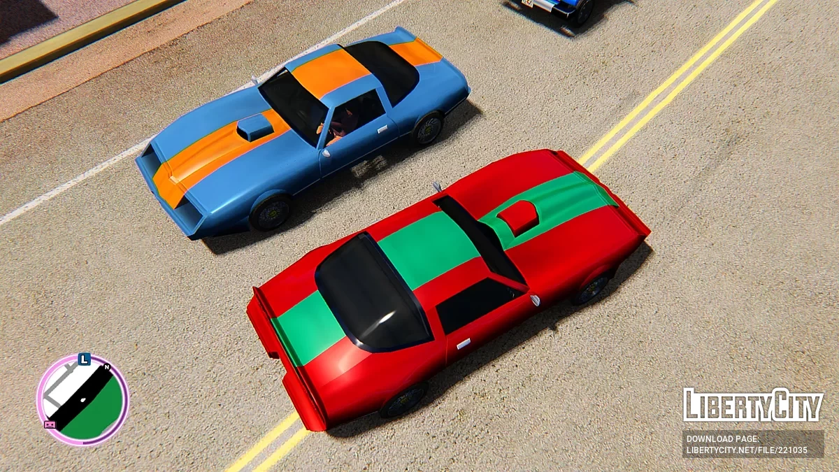 Барвисті автомобілі для Vice City Nextgen Edition / GTA 4