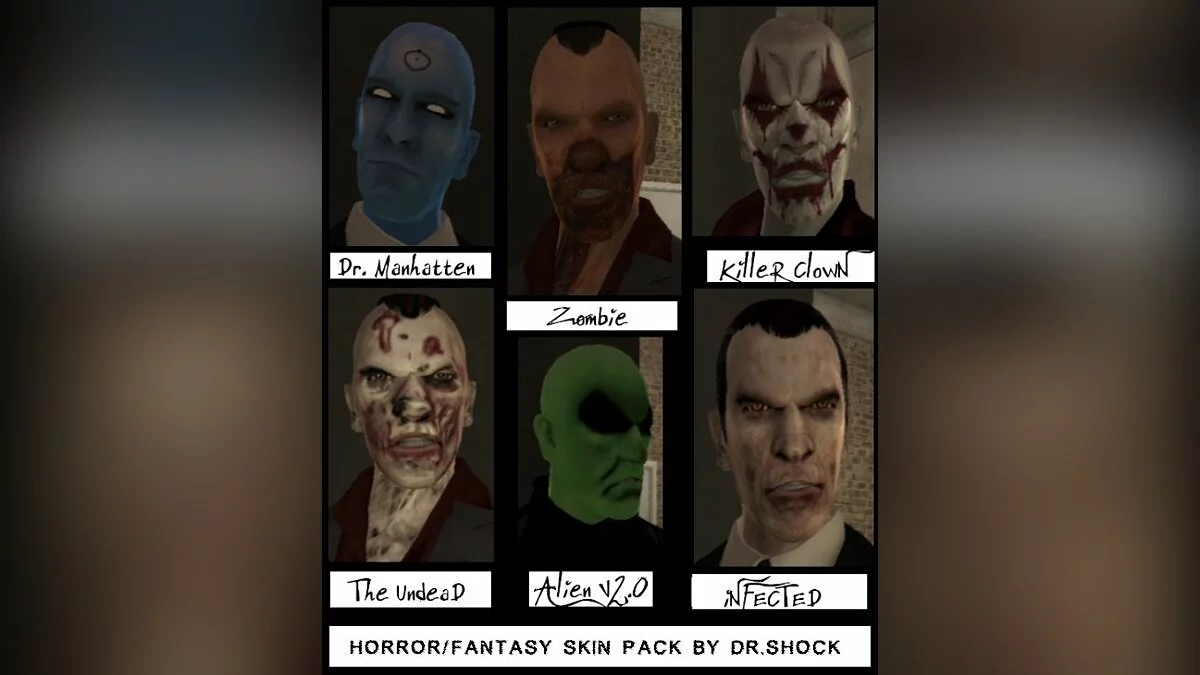 Horror Fantasy Skin Pack / GTA 4