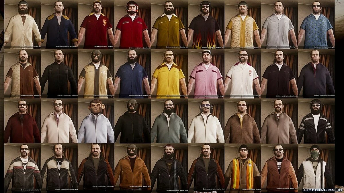 Trevor from GTA 5 with all clothing / GTA 4