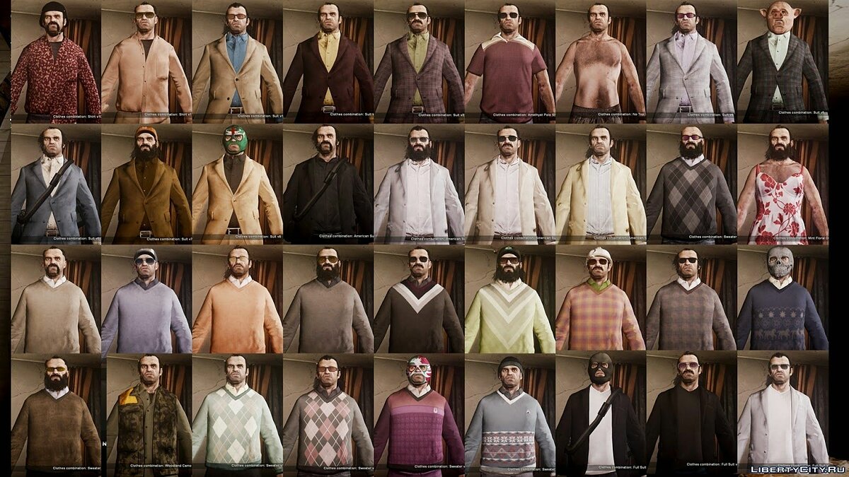 Download Trevor from GTA V with all the clothes for GTA 4