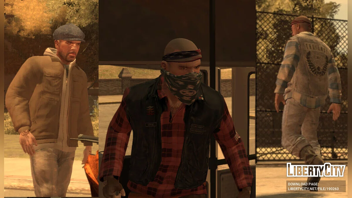 Koleksi Pakaian Besar untuk Johnny Klebitz / GTA 4