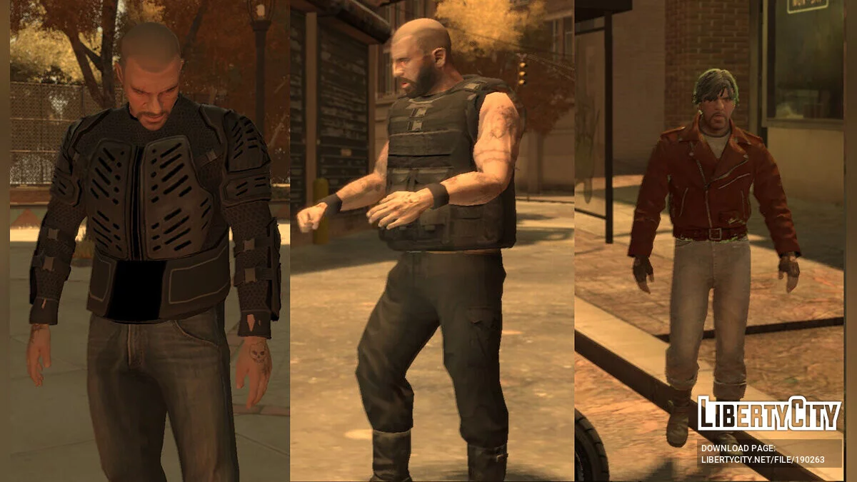 Koleksi Pakaian Besar untuk Johnny Klebitz / GTA 4