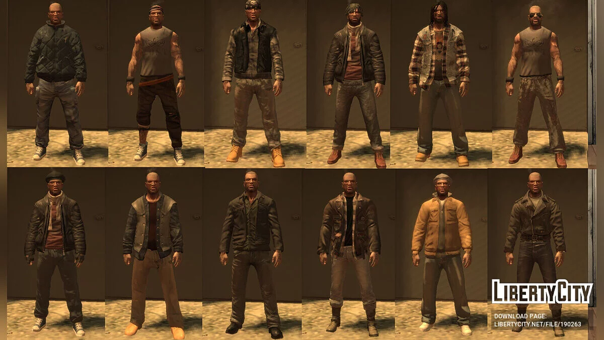 Koleksi Pakaian Besar untuk Johnny Klebitz / GTA 4