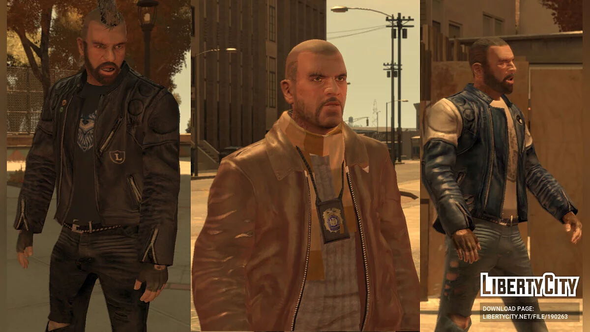 Koleksi Pakaian Besar untuk Johnny Klebitz / GTA 4