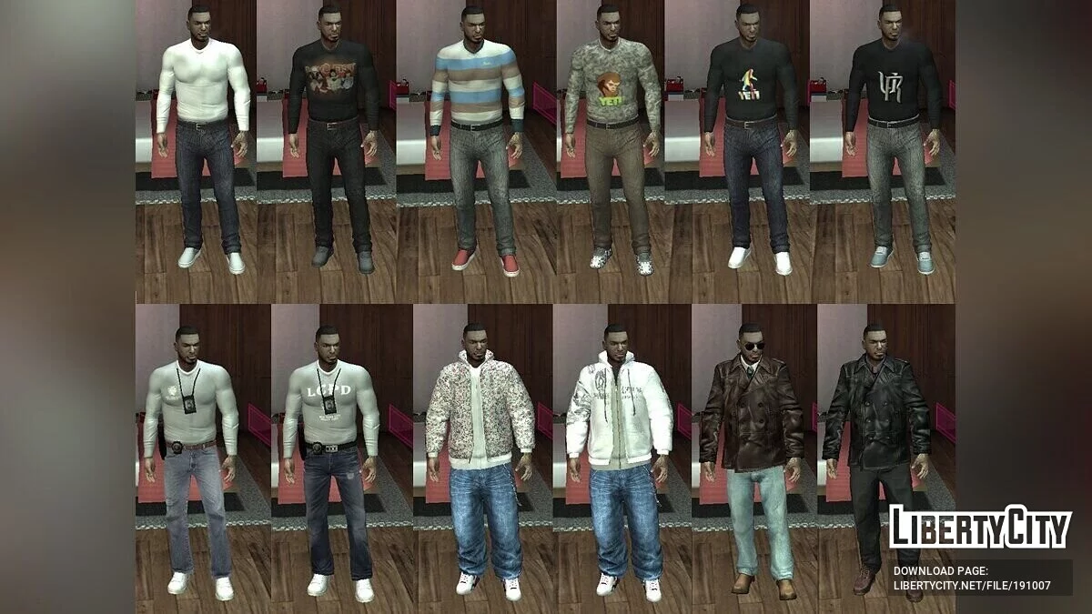 Koleksi Pakaian untuk Luis / GTA 4