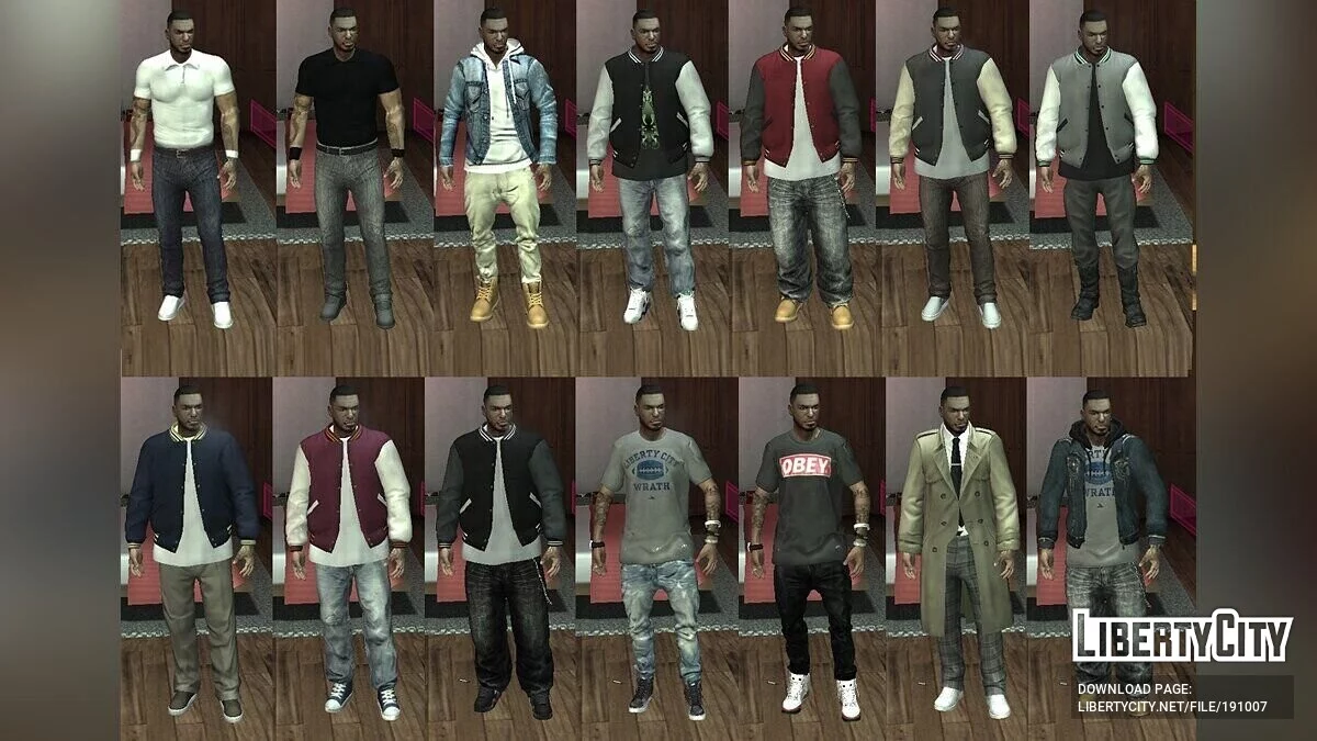 Koleksi Pakaian untuk Luis / GTA 4