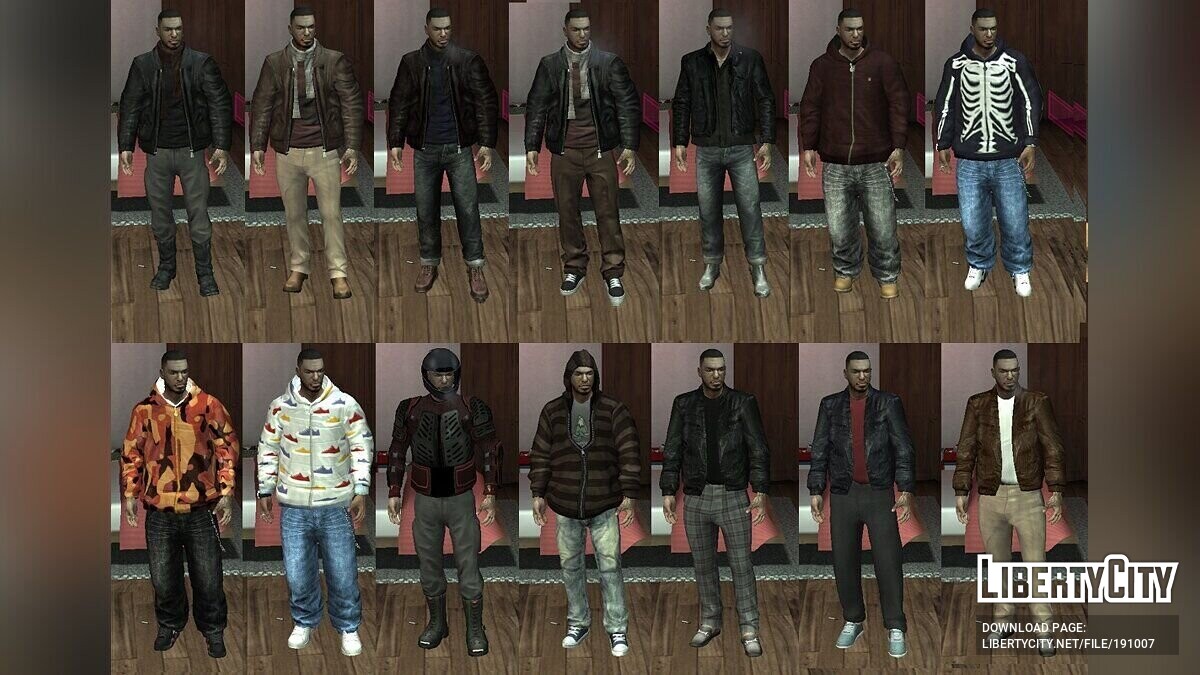 Download Clothing collection for Louis for GTA 4