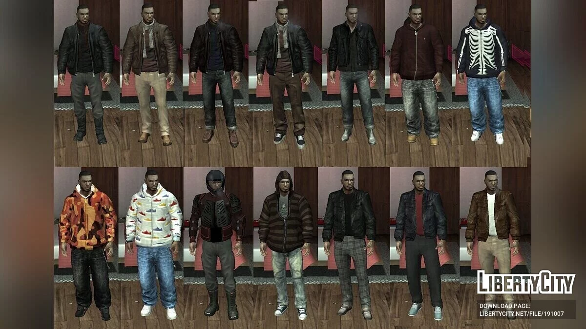Koleksi Pakaian untuk Luis / GTA 4