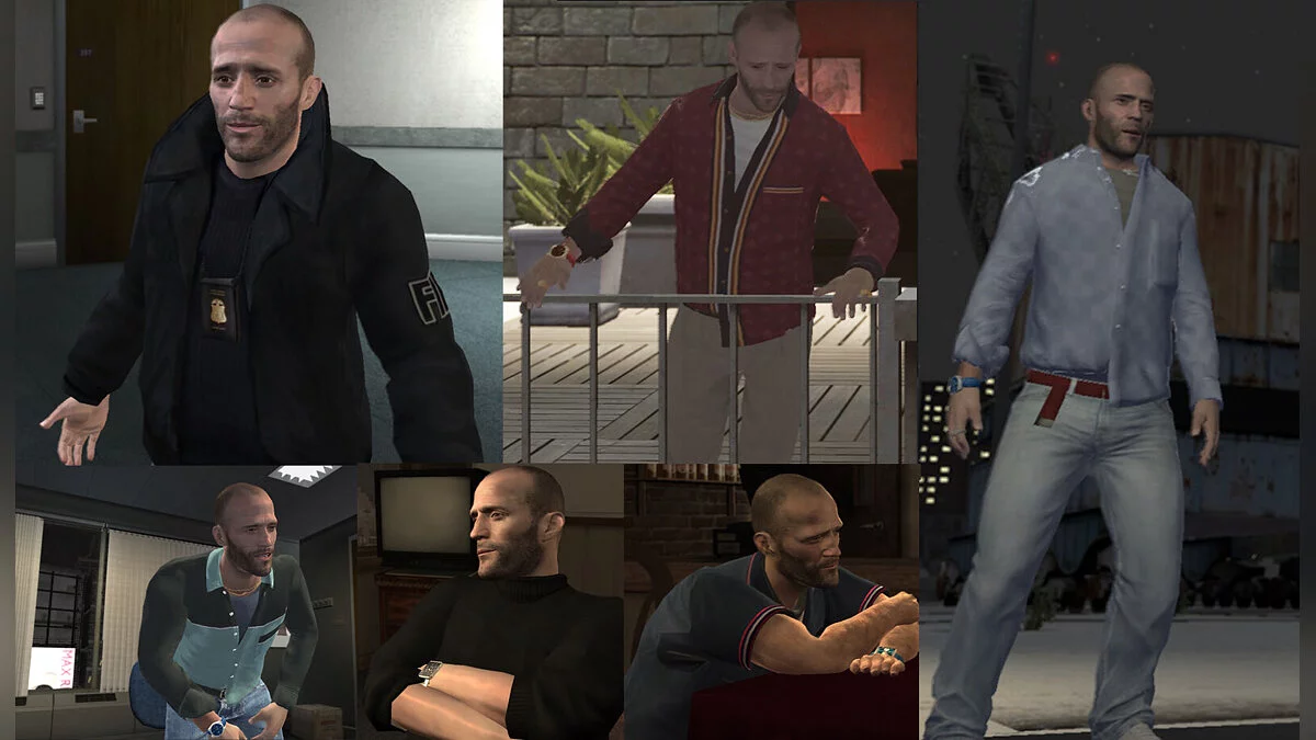 Jason Statham - Paket Pakaian Besar / GTA 4