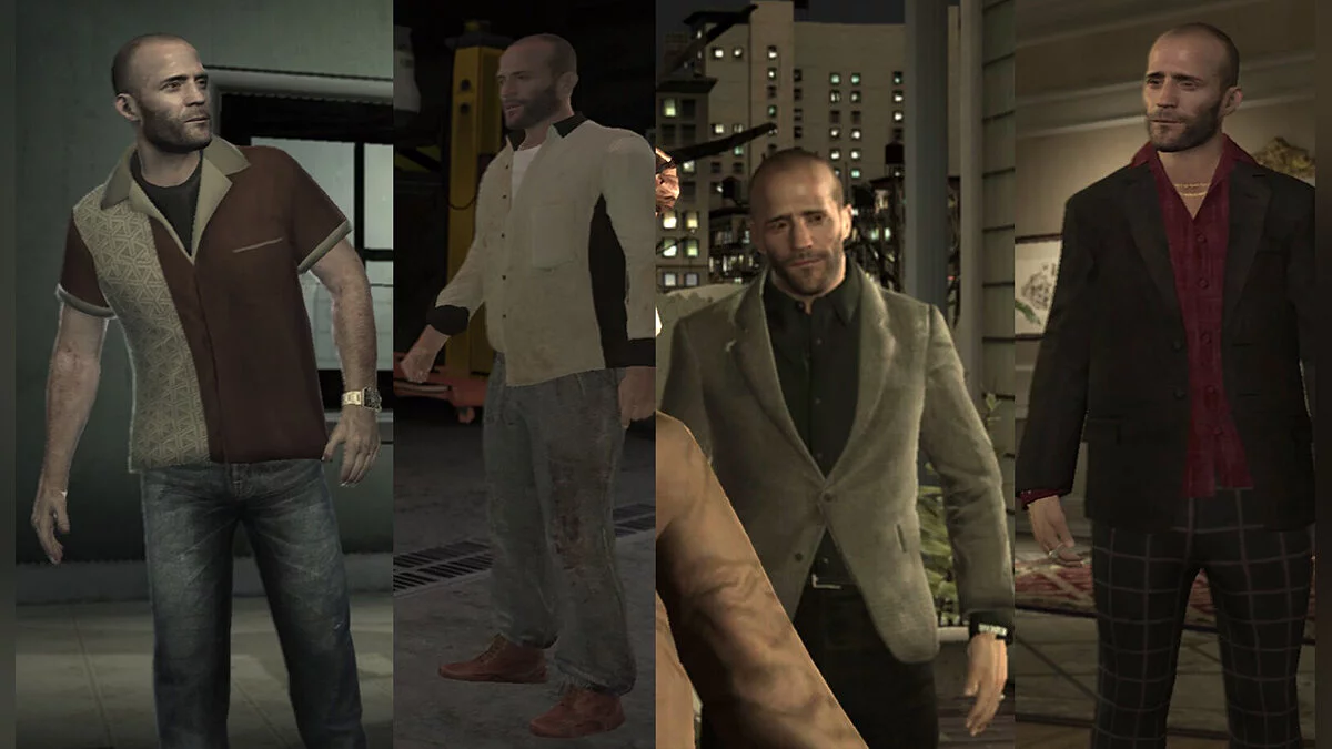 Jason Statham - Paket Pakaian Besar / GTA 4
