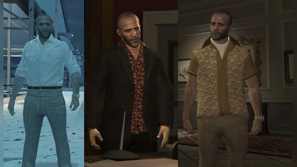 Jason Statham - Paket Pakaian Besar / GTA 4