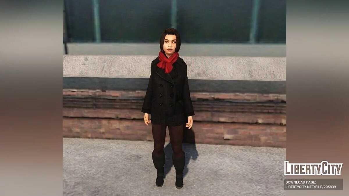 Güncellenmiş Kiki Jenkins - Çoraplı Esmer / GTA 4
