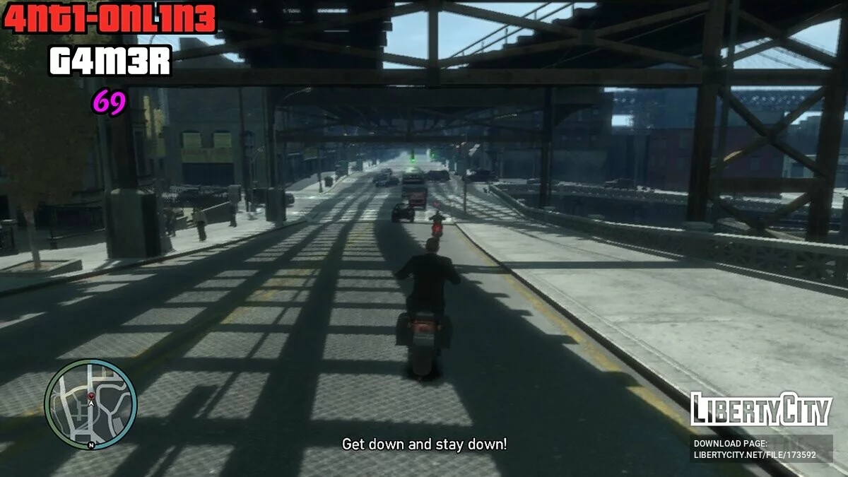 Jim`s Voice From TLAD in «No Way On The Subway» / GTA 4