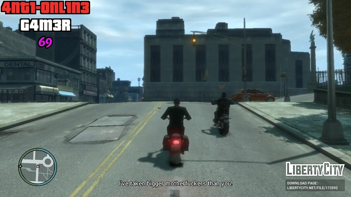 Jim`s Voice From TLAD in «No Way On The Subway» / GTA 4