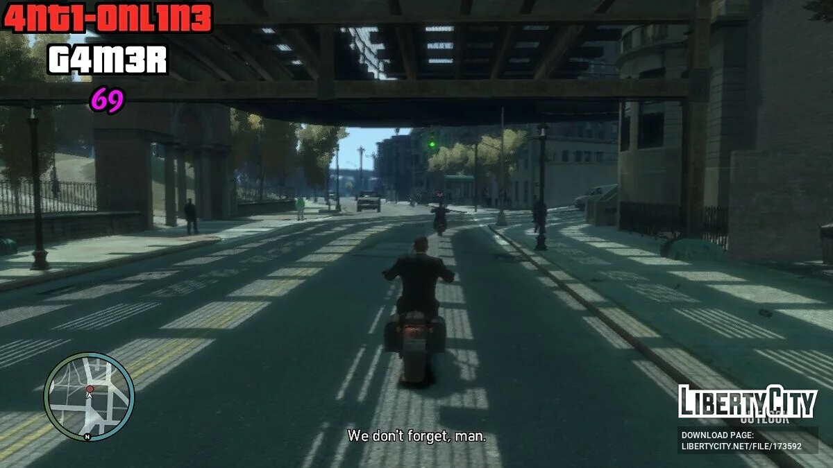 Jim`s Voice From TLAD in «No Way On The Subway» / GTA 4