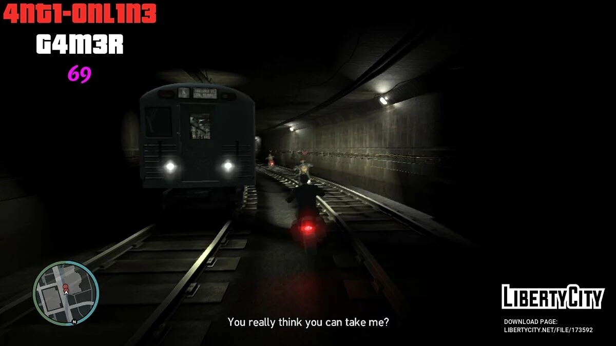 Jim`s Voice From TLAD in «No Way On The Subway» / GTA 4