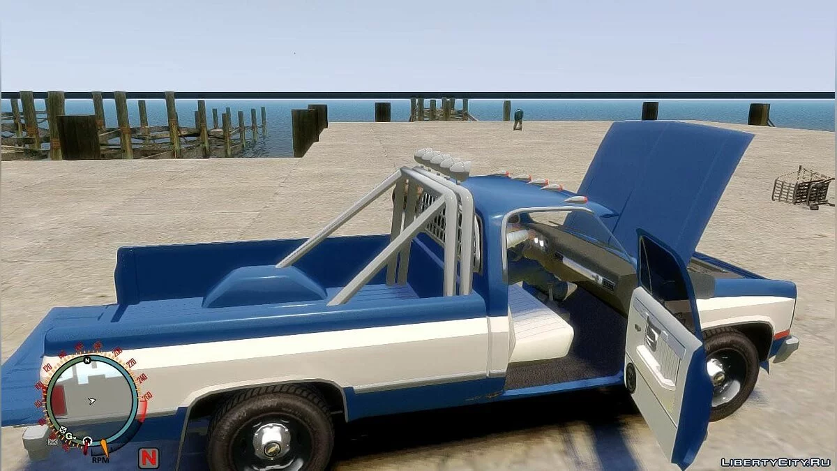 1986 Chevrolet Silverado + Extra Lights Script / GTA 4