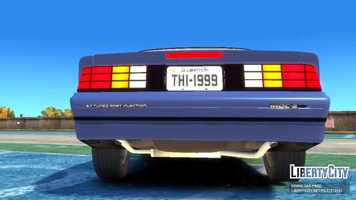 Chevrolet Camaro IROC-Z 1990 / GTA 4