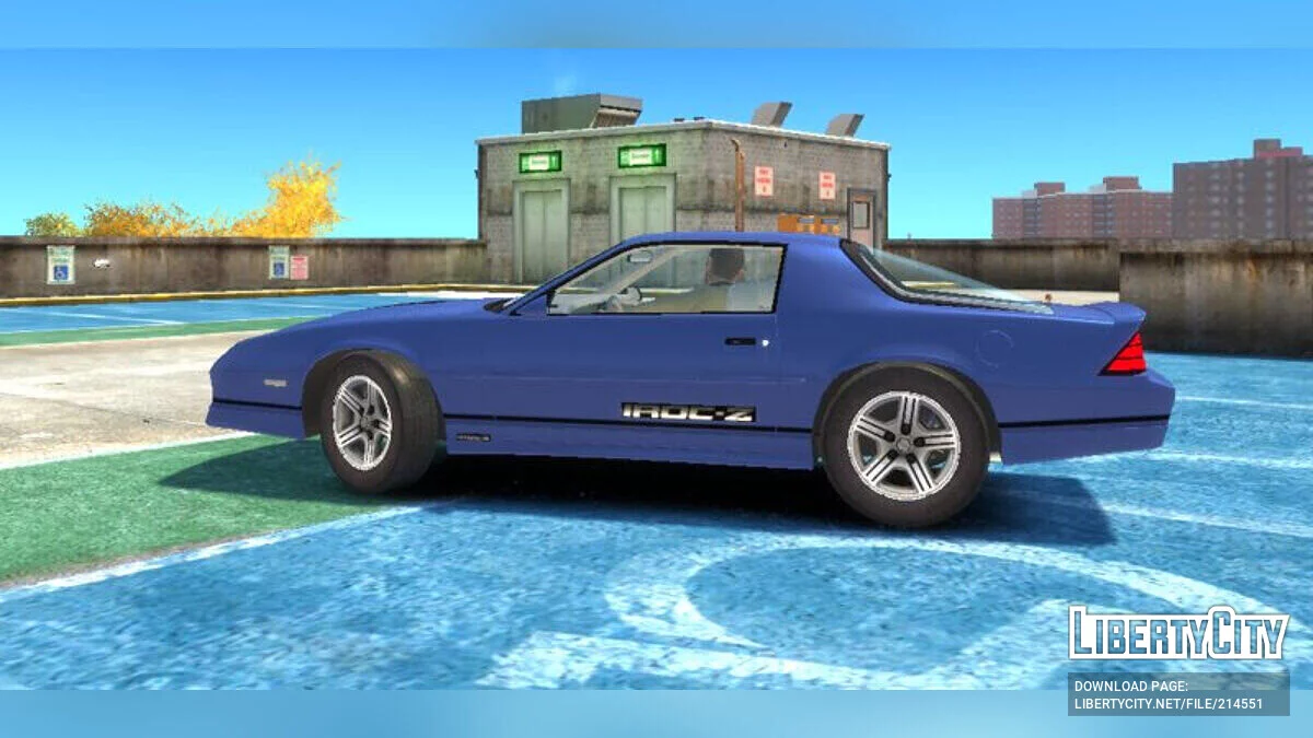 Chevrolet Camaro IROC-Z 1990 / GTA 4