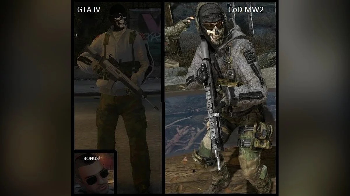 Ghost MW2 / GTA 4