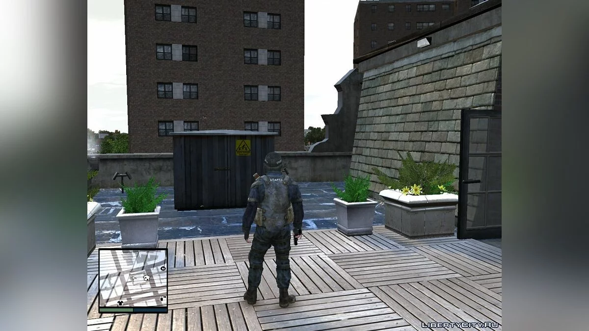 Spartan Armor from Metro Last Light for Niko (v.2) / GTA 4