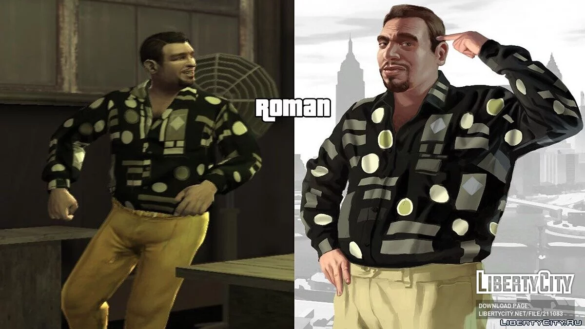 Beta clothing for Manny, Playboy X and Roman / GTA 4