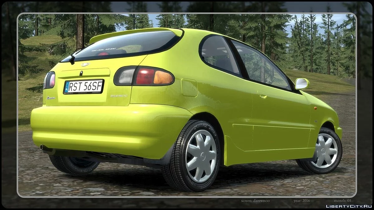 2001 Daewoo Lanos versión FL de 3 puertas PL / GTA 4