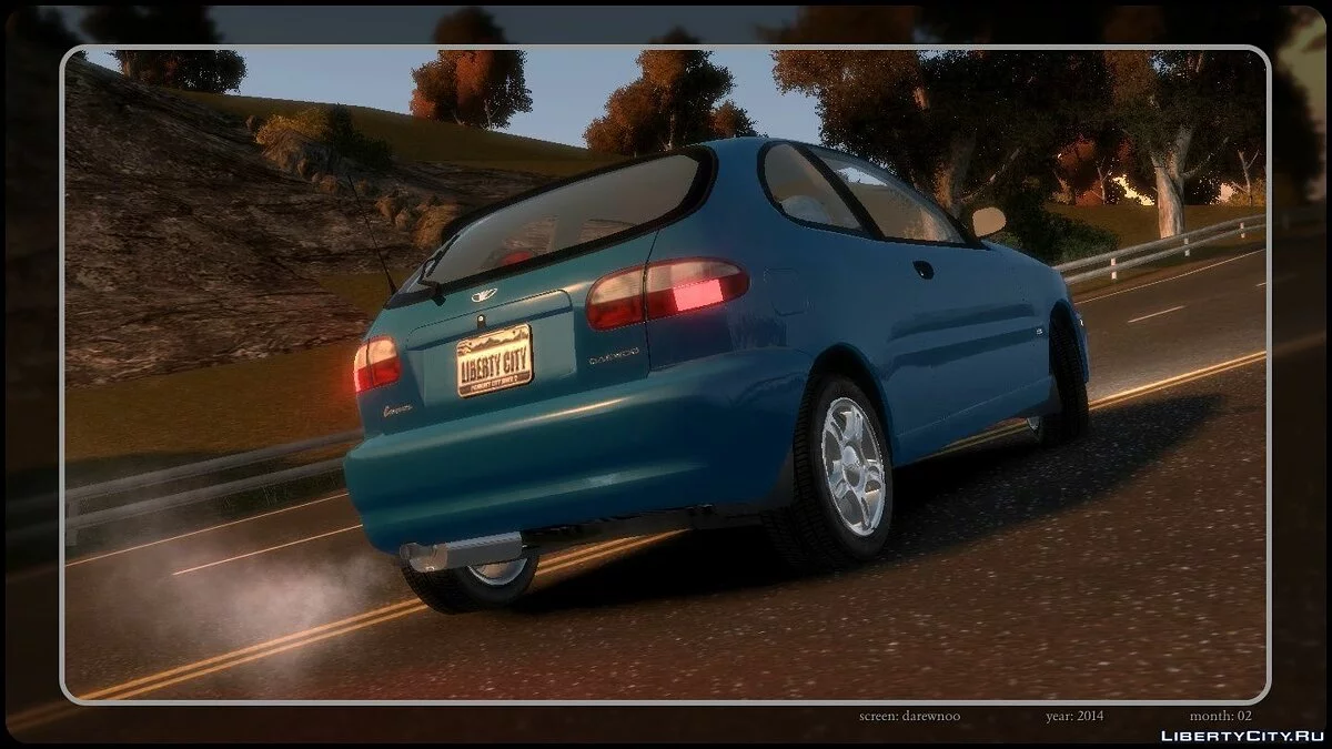 Daewoo Lanos SX de 3 puertas US 1999 / GTA 4