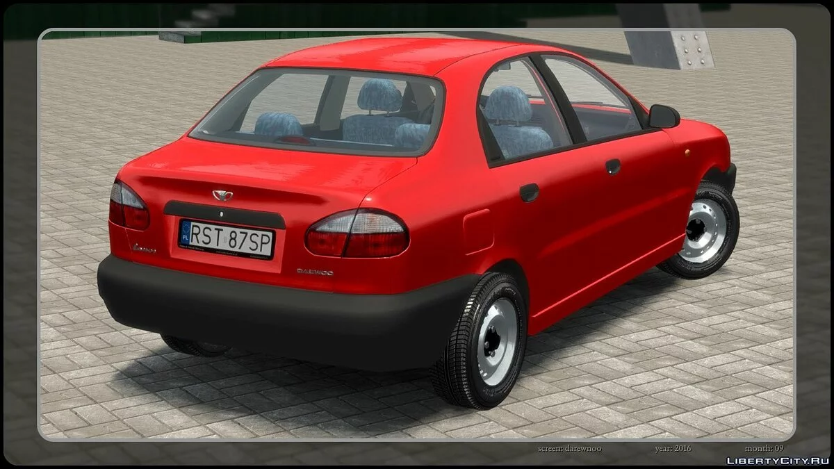 Daewoo Lanos Sedan S PL 1997 / GTA 4