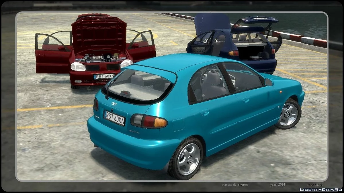 Daewoo Lanos 5-portes SX PL 2001 / GTA 4