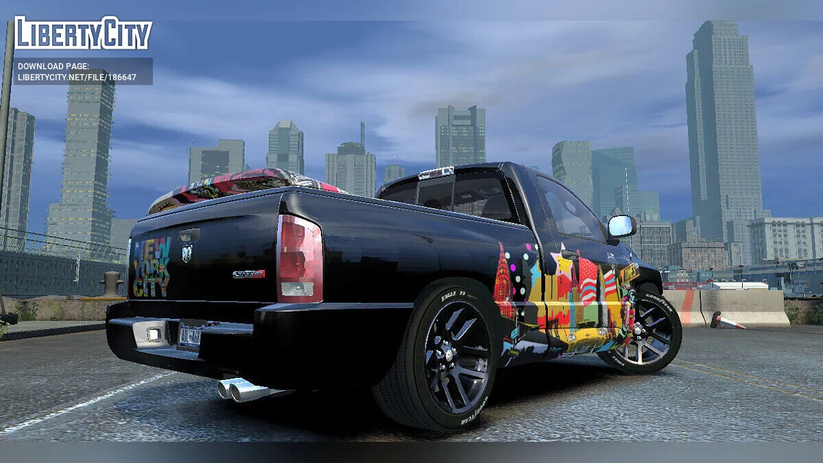 Dodge Ram SRT-10 + нові вініли / GTA 4