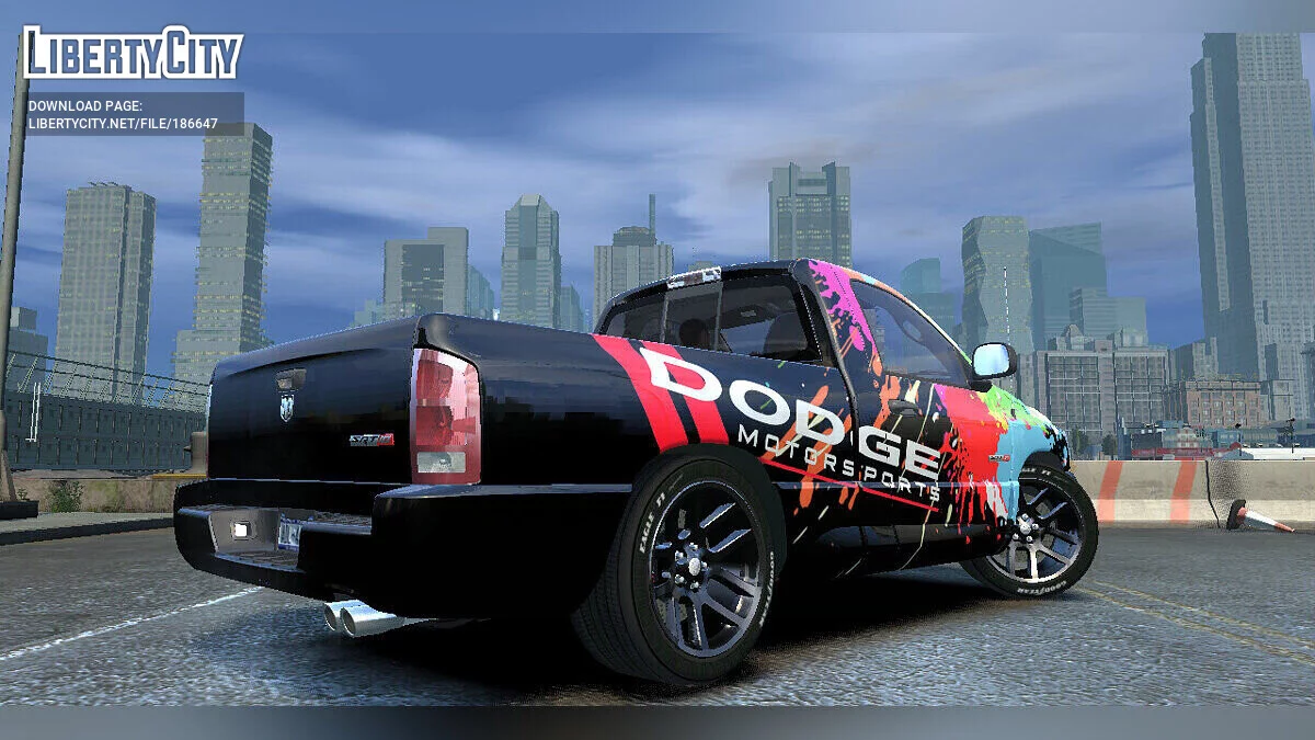 Dodge Ram SRT-10 + нові вініли / GTA 4