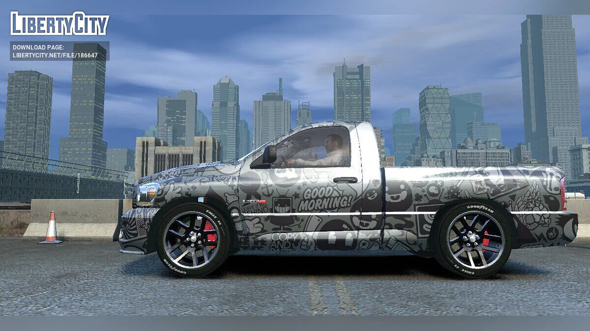 Dodge Ram SRT-10 + нові вініли / GTA 4