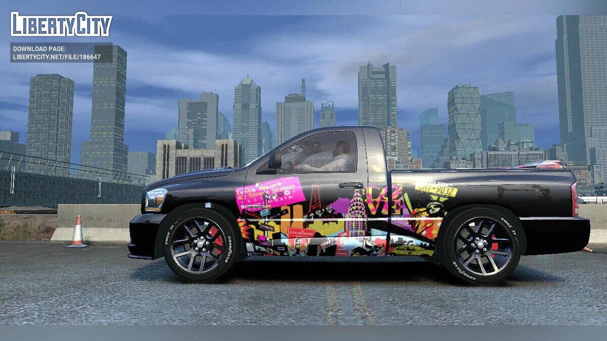 Dodge Ram SRT-10 + нові вініли / GTA 4