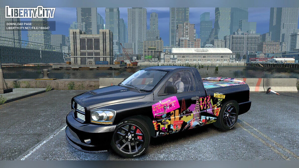 Dodge Ram SRT-10 + нові вініли / GTA 4