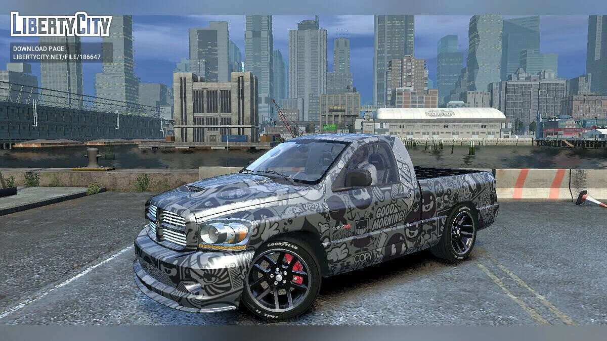 Dodge Ram SRT-10 + нові вініли / GTA 4