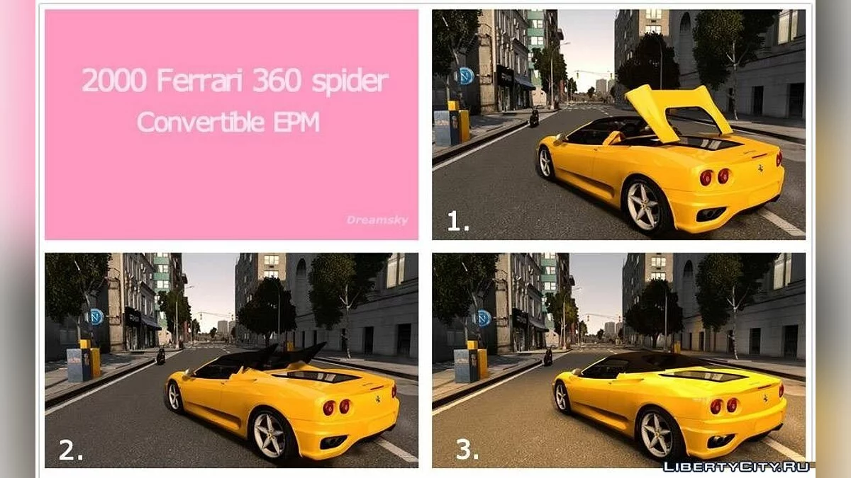 Ferrari 360 Spider [EPM convertible] / GTA 4